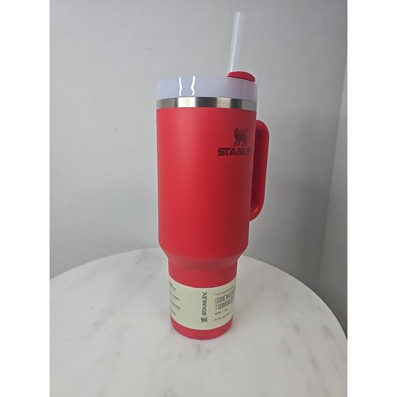 STANLEY Quencher H2.0 Tumbler with Handle and Straw 40 oz Flowstate Chili Red - Picture 2 of 13